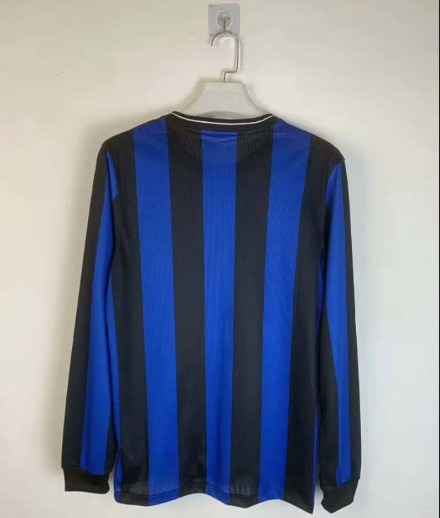 2009/2010 Retro Long Sleeve Internazionale Milan Home Football Jersey 1:1 Thai Quality:football jersey mysite: unitedjerseyfootball 邓江浪:football