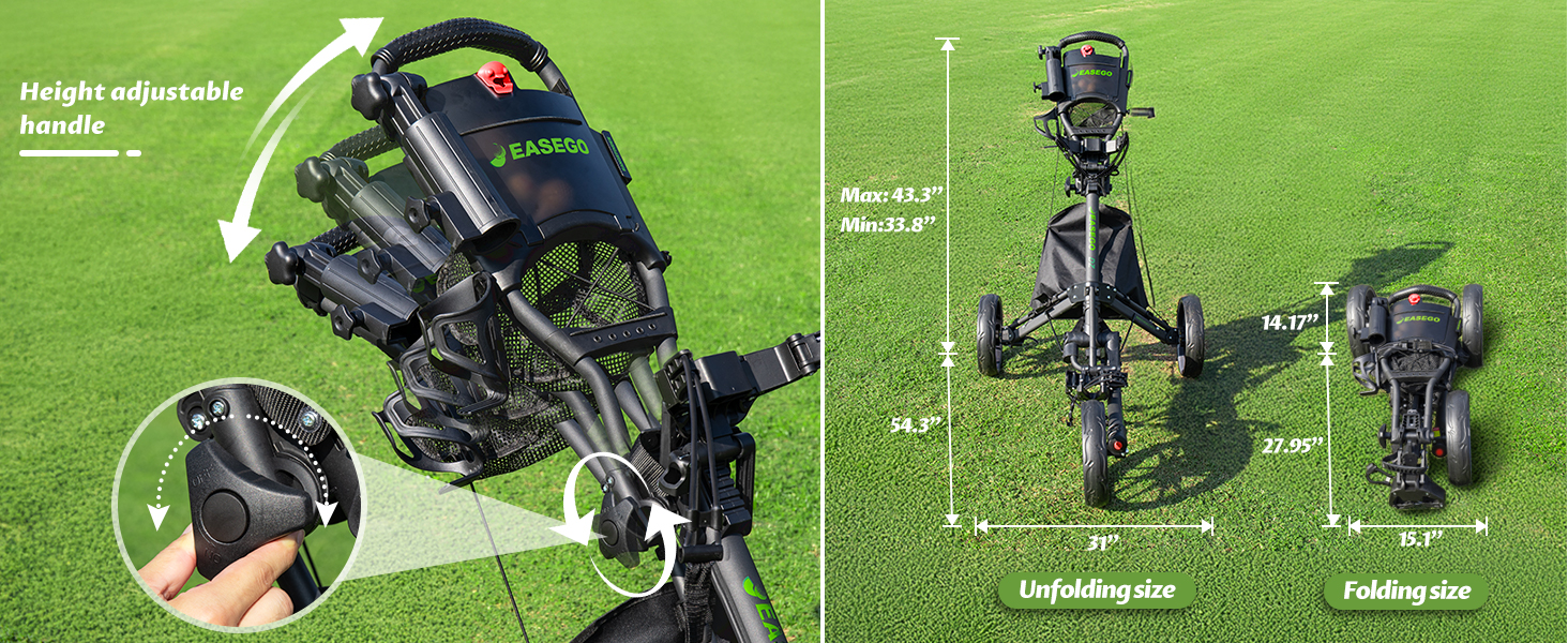 golf cart carrier hand pulled golf cart golfing cart hand pull golf cart golf cart with drink holder