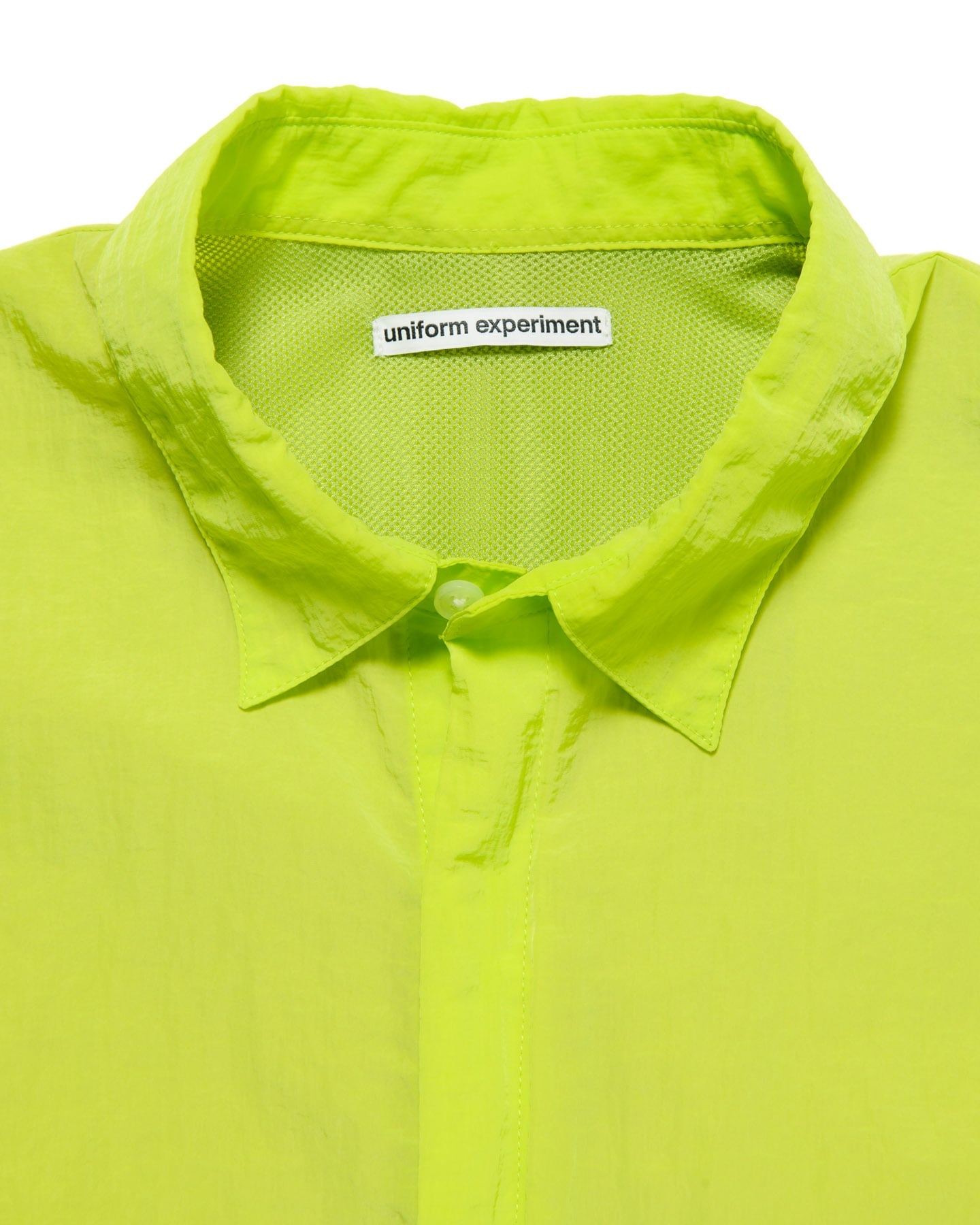 uniform experiment 25S/S CRYSTAL NYLON VENTILATION SHIRT  UE-250021 