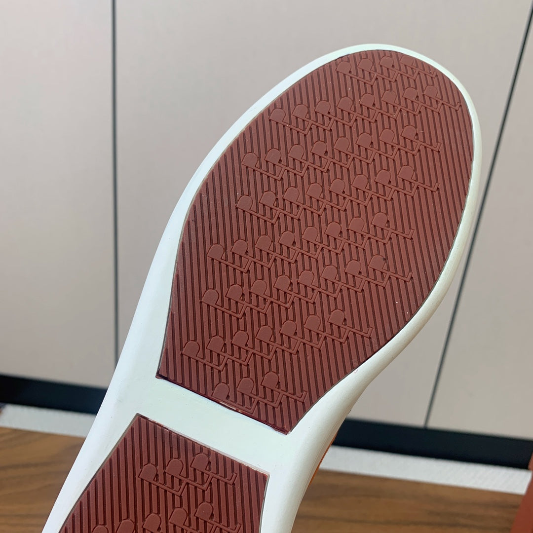 LP NEWPORT WALK SNEAKERS ORANGE SUEDE、mysite、Cacoeks