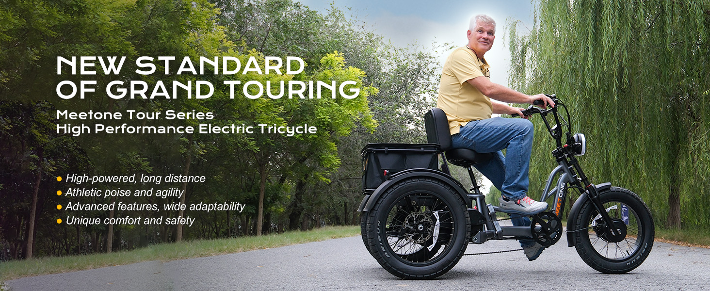 Tour series electric tricycle