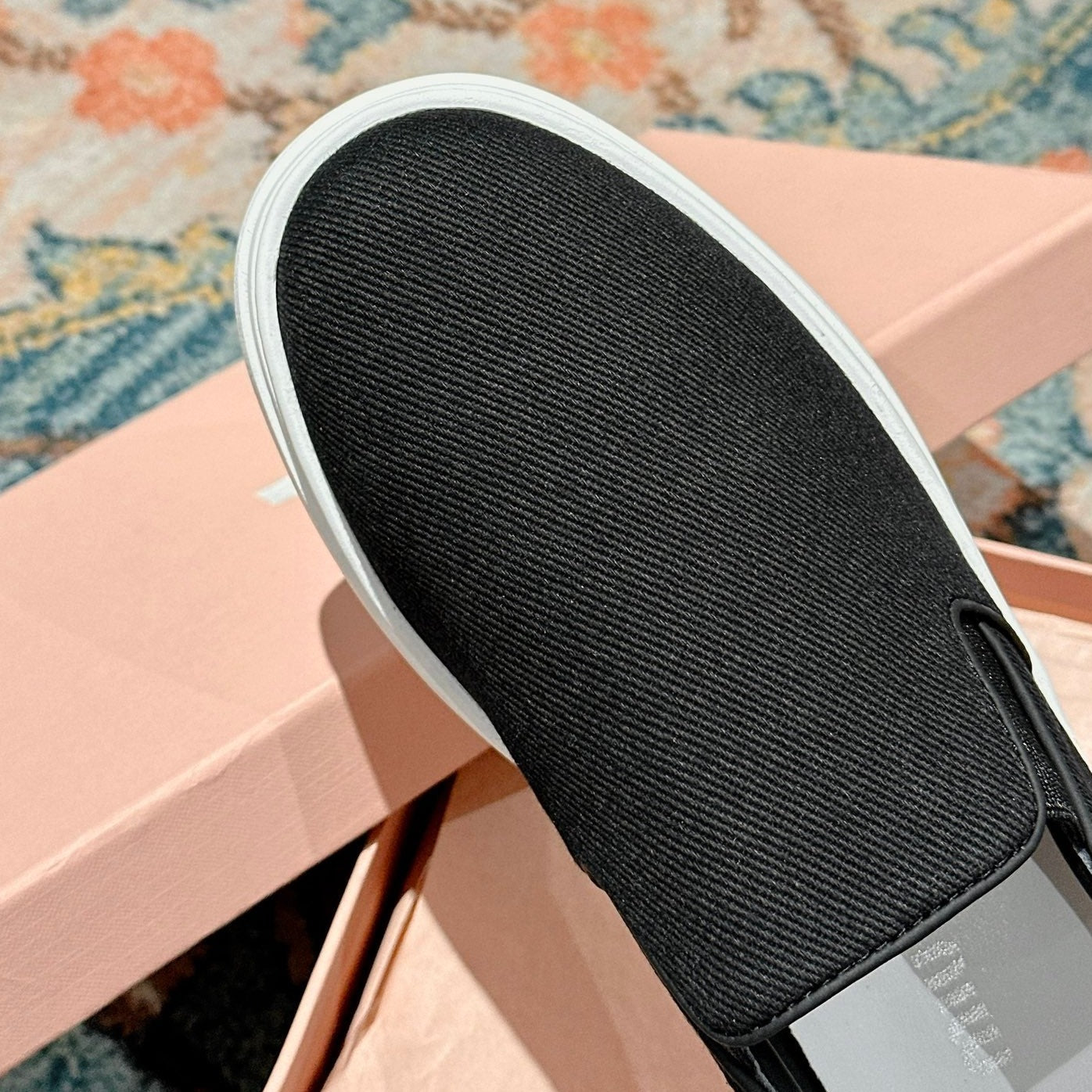 Slip-on Shoes High Sole Black Canvas、mysite、Cacoeks