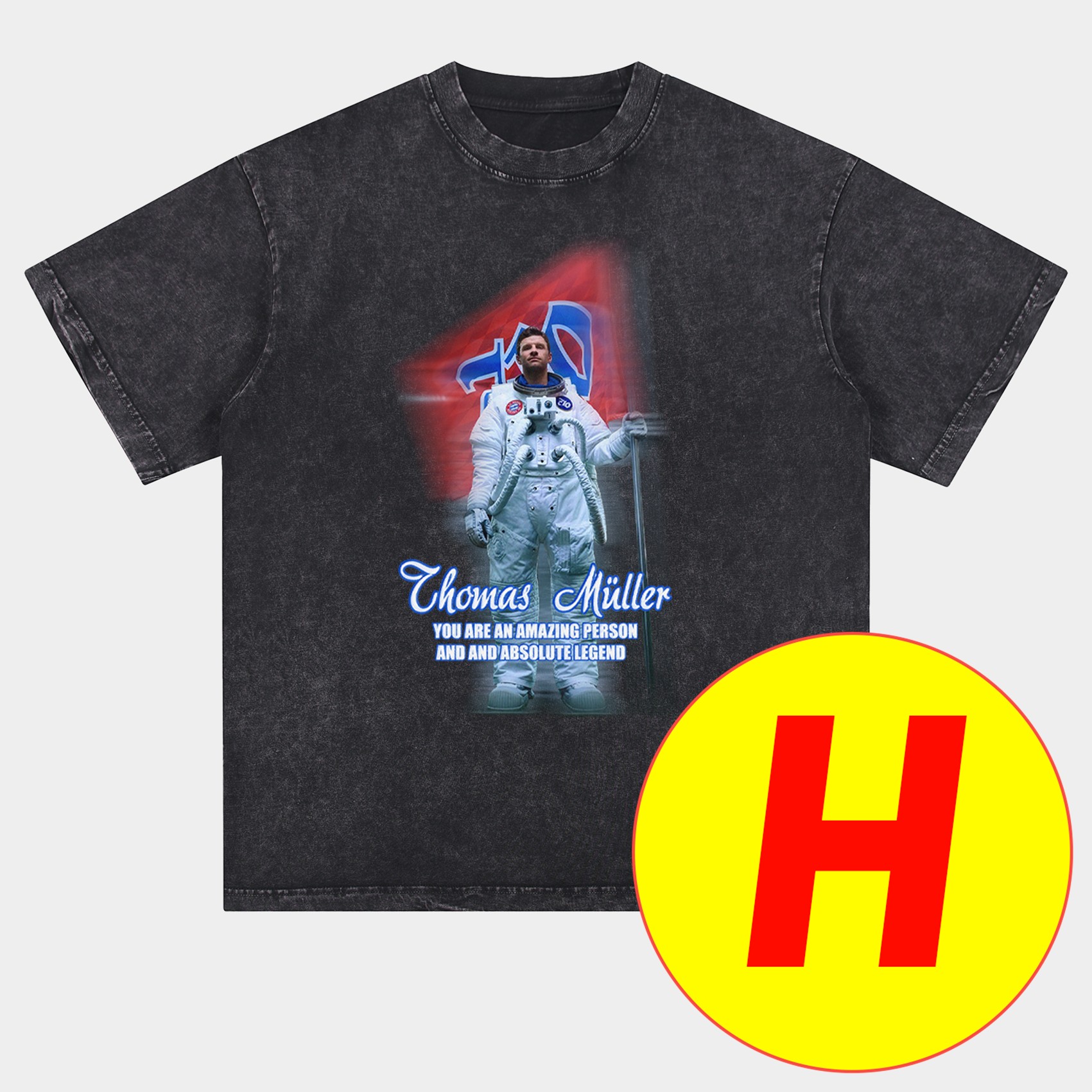 Higojerseys-Bayern Munich Müller‘s Personal Highlights Oversized Washed T-Shirt