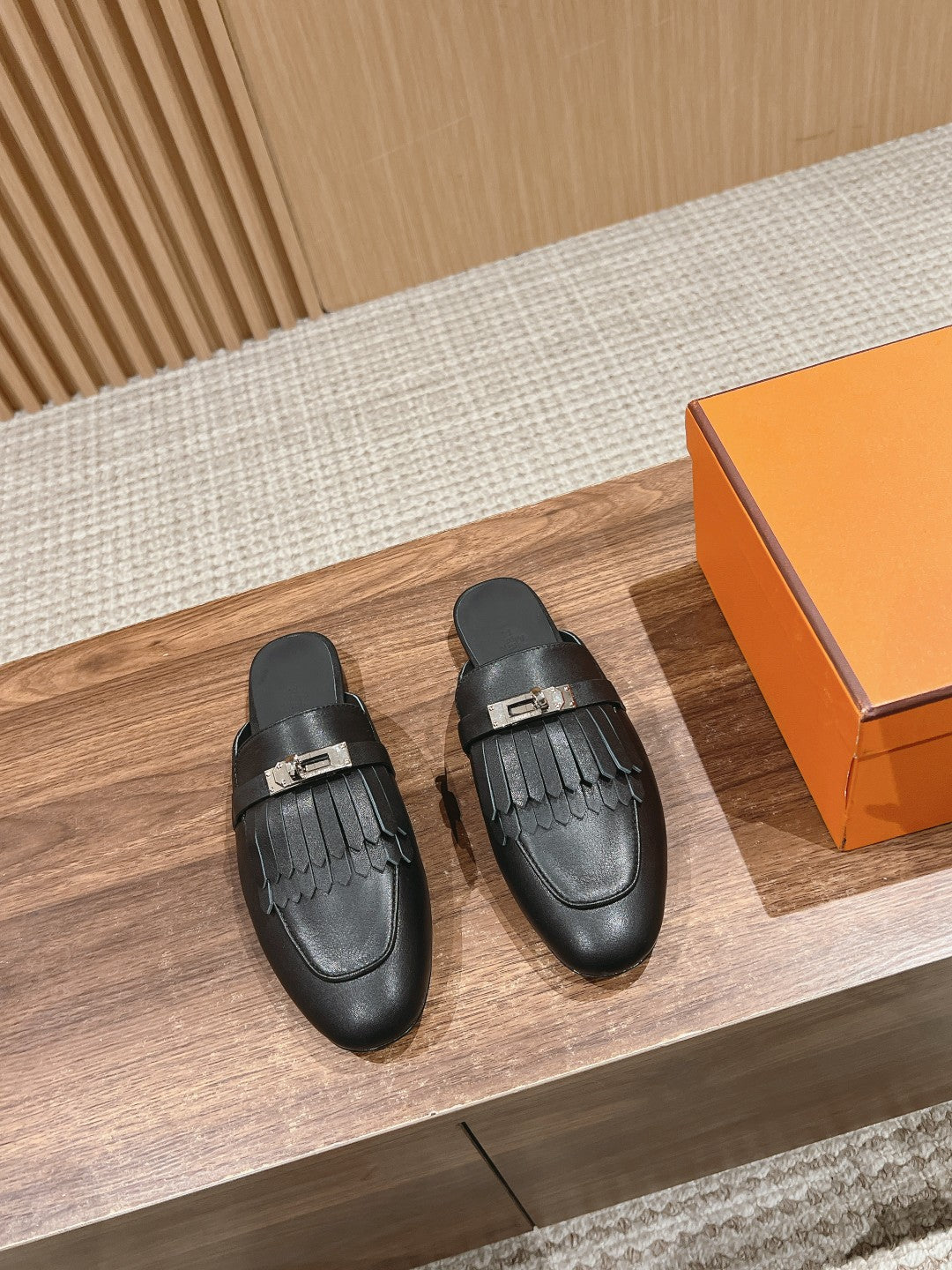 0Z Mule Fringed Black、mysite、Cacoeks