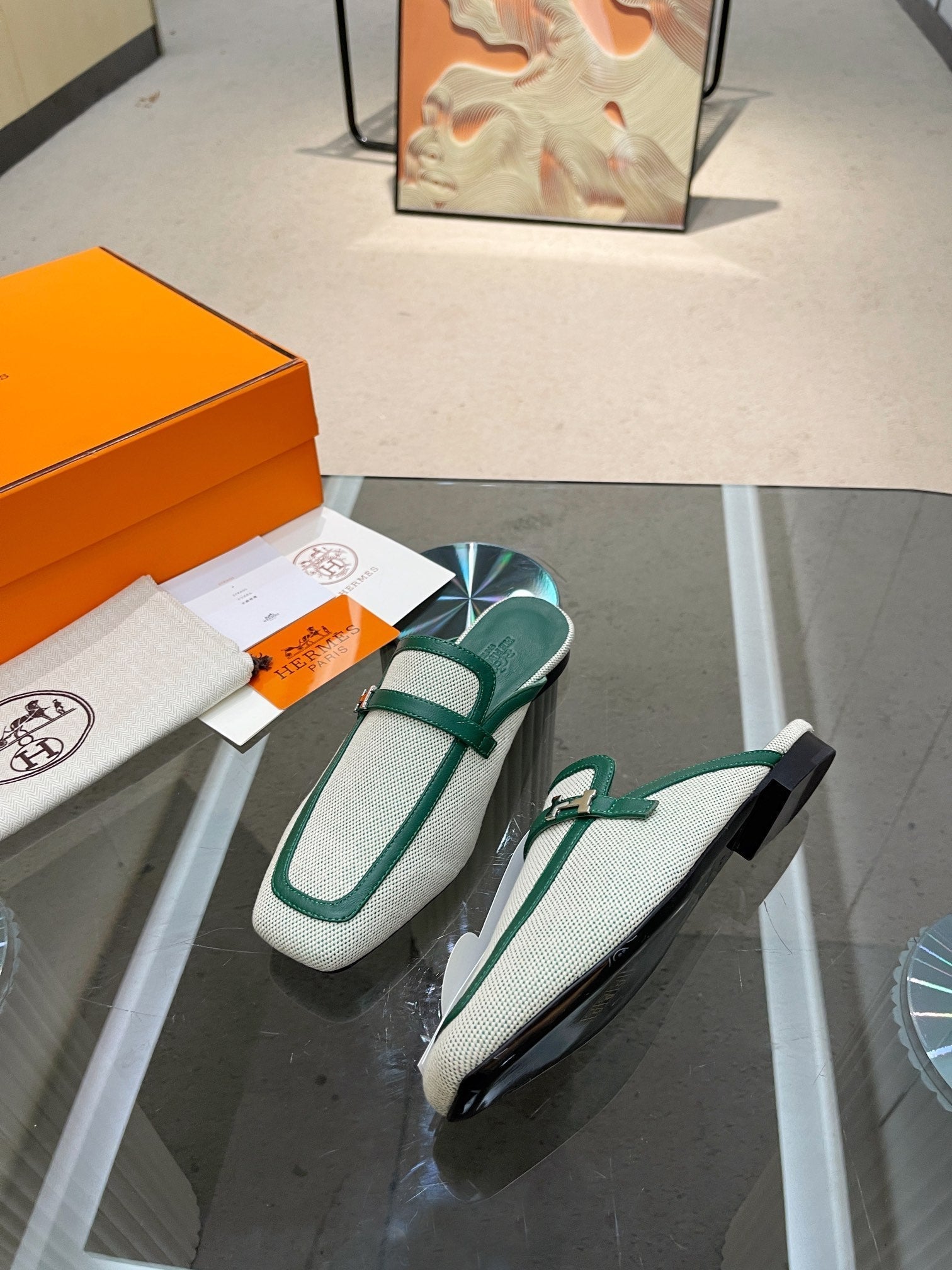 GROUPIE MULE OCEAN MIX SILVER LAMBSKIN、mysite、Cacoeks