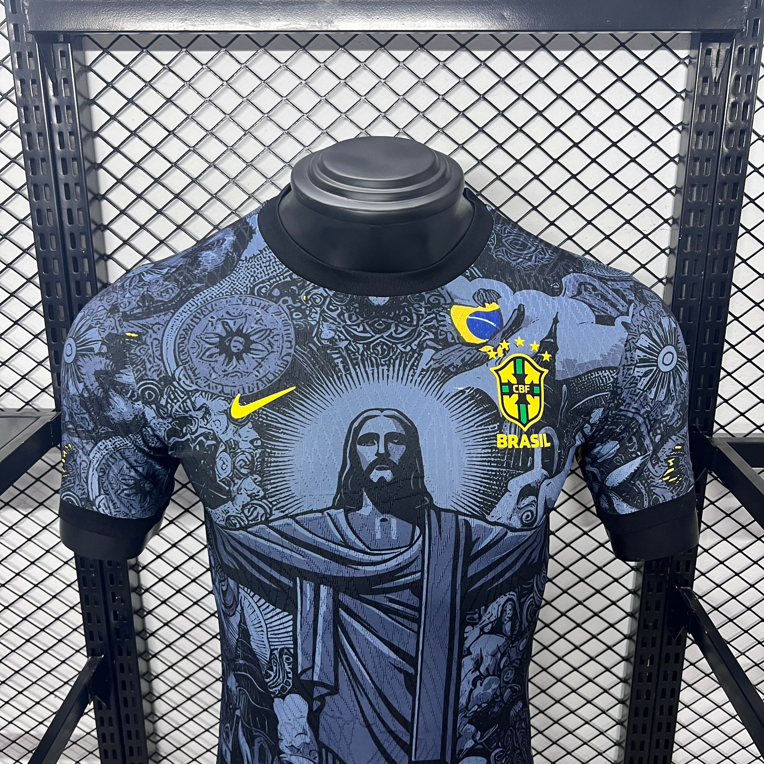 ManixJersey.com | Brazil 2024 Christ the Redeemer Statue Special Edition Jersey - Player Version -Customize Name, Number and Patch | Worldwide Shipping