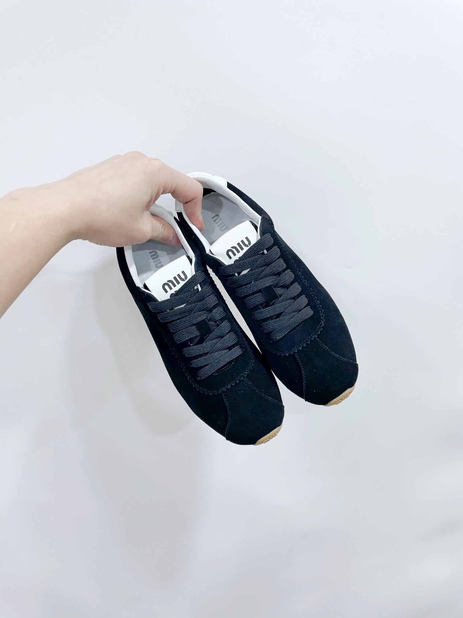 PLUME SUEDE SNEAKERS BLACK、mysite、Cacoeks
