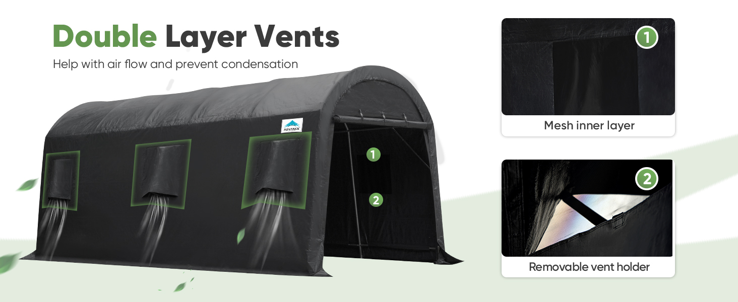 double layer vent