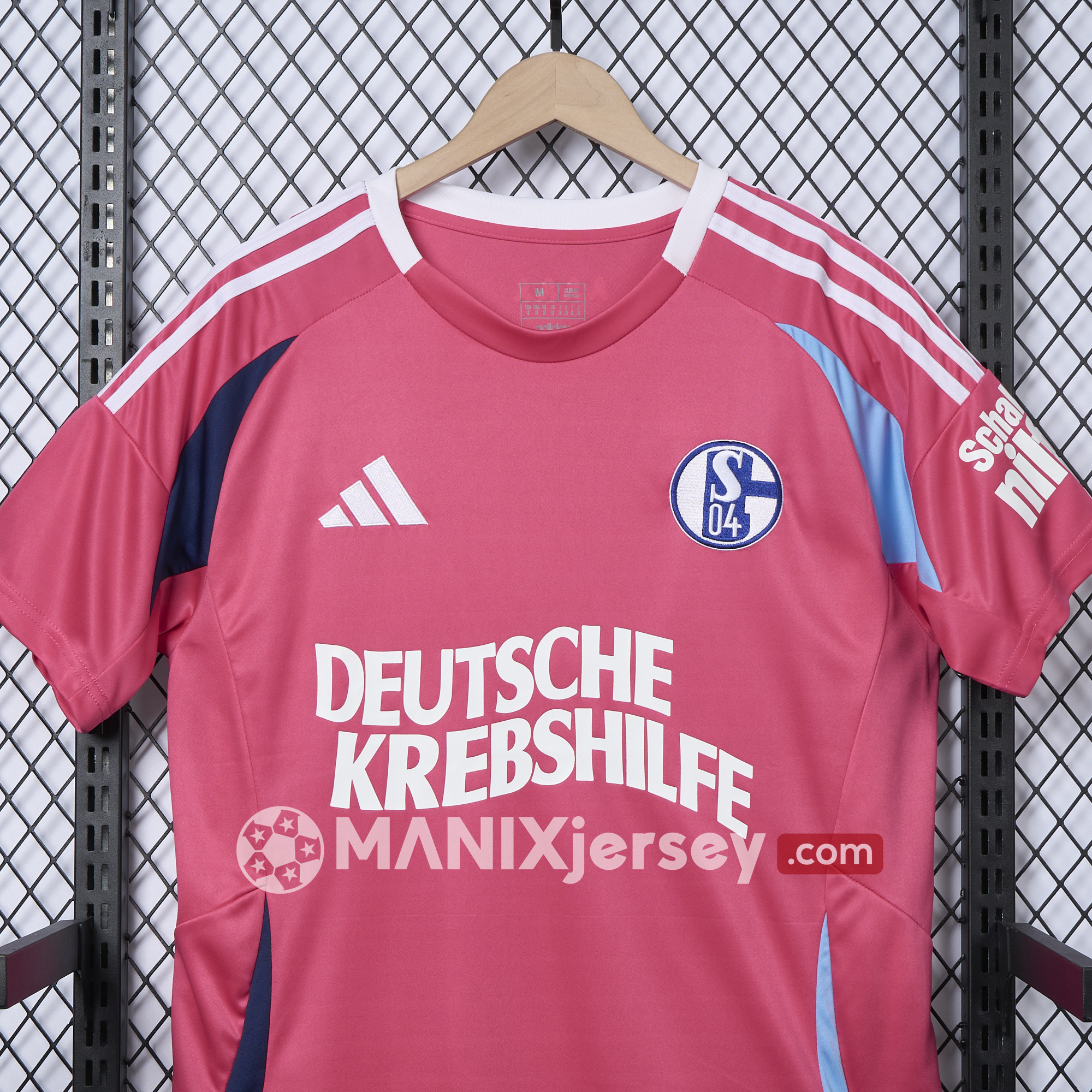 ManixJersey.com | Schalke 04 24-25 GK Pink October Jersey - Fans Version -Customize Name, Number and Patch | Worldwide Shipping