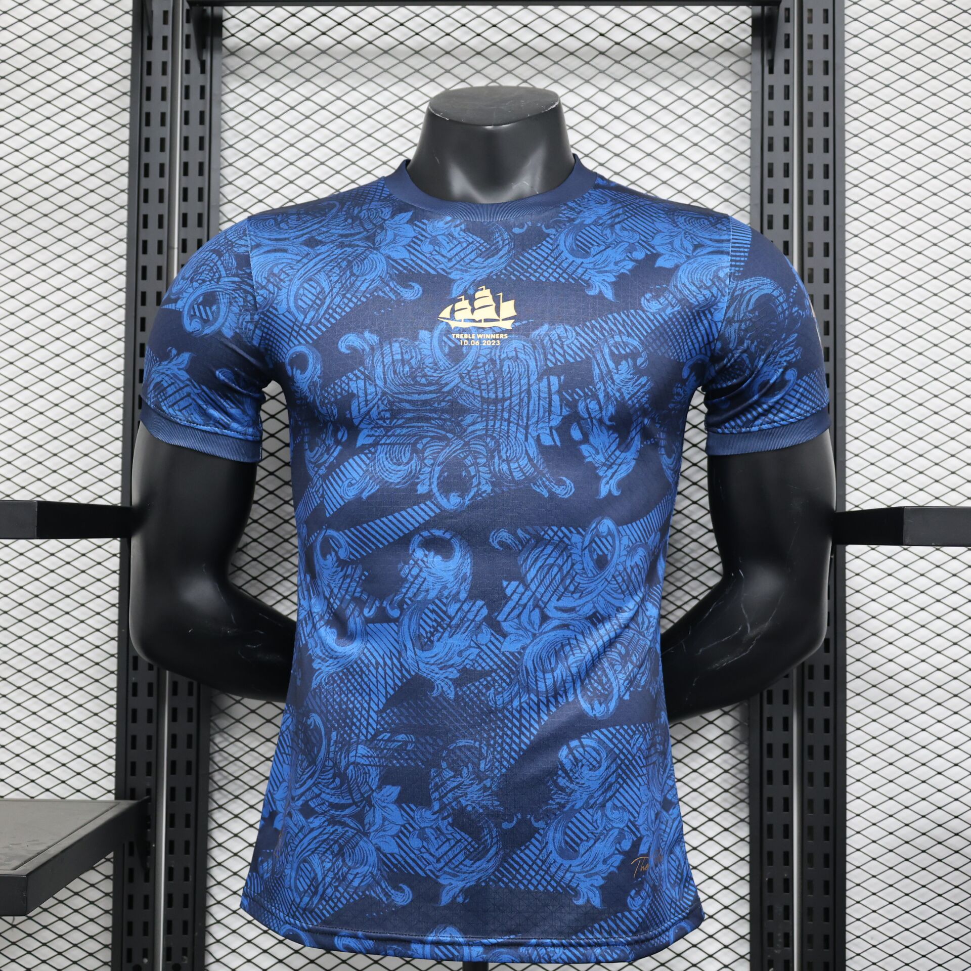 ManixJersey.com | Manchester City 2023 Treble Winners Commemorative Jersey - Player Version -Customize Name, Number and Patch | Worldwide Shipping