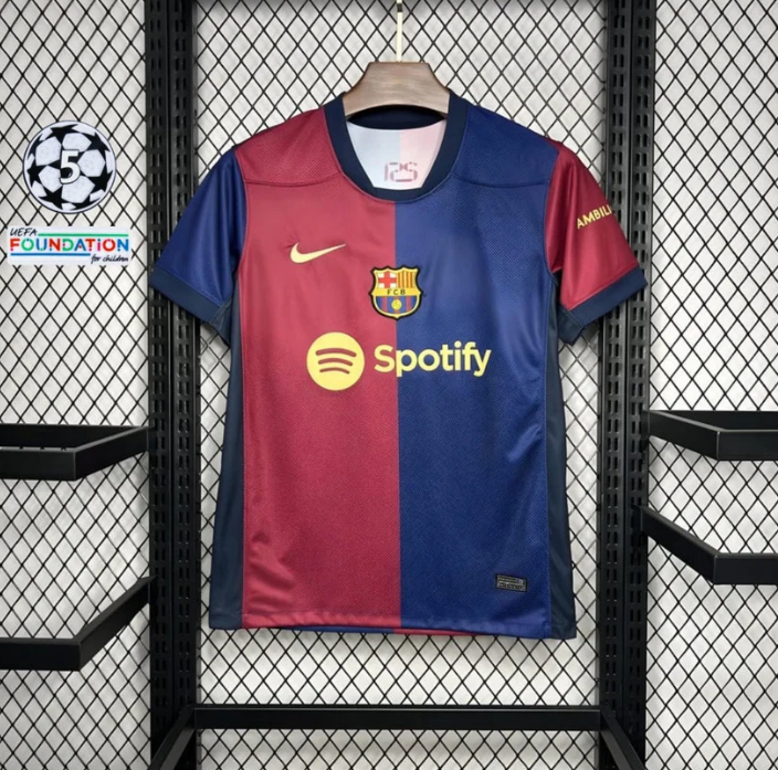 2024/2025 Barcelona Home Football Shirt 1:1 Thai Quality:football jersey mysite: unitedjerseyfootball 邓江浪:football