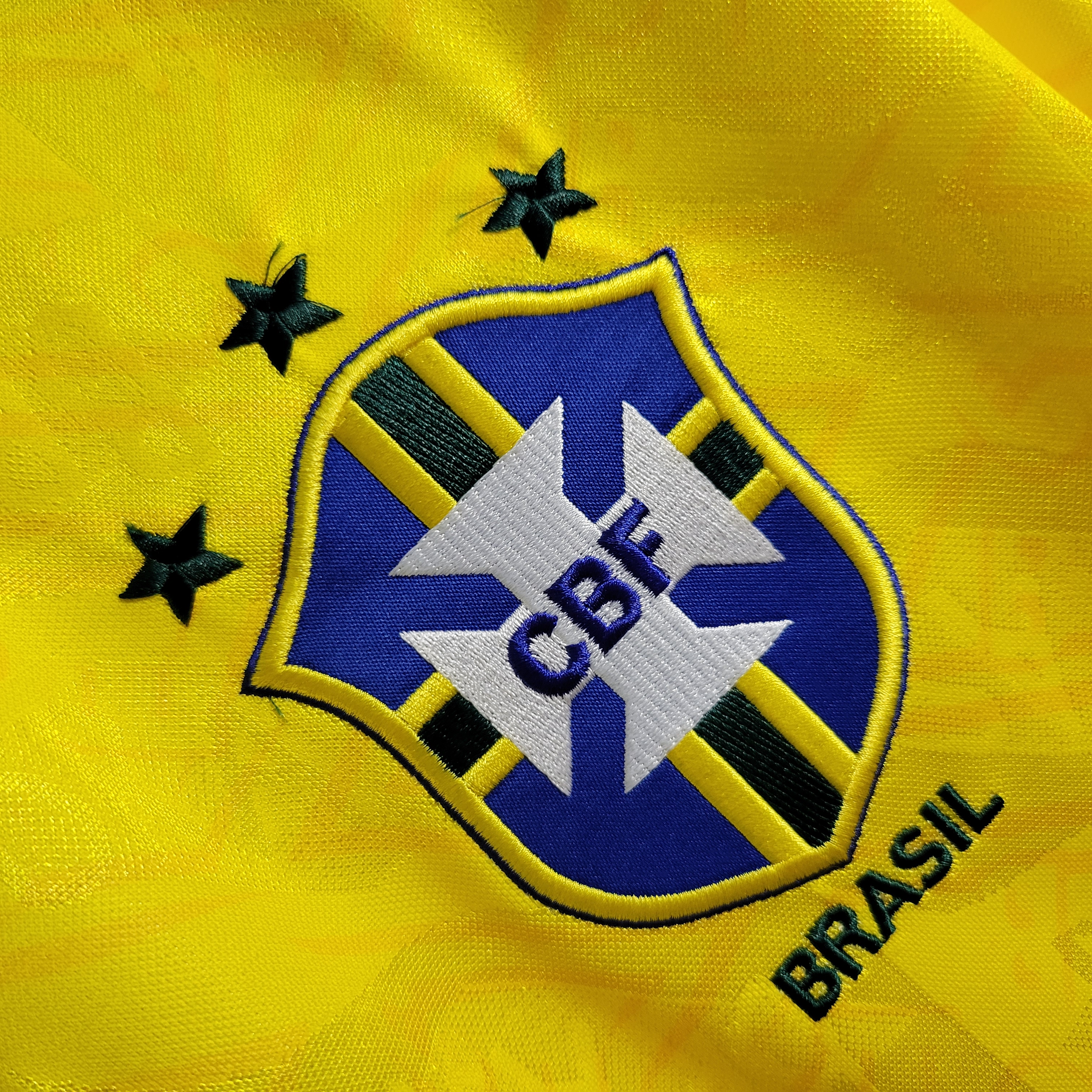 ManixJersey.com | Retro Brazil 1991-93 Home Stadium Jersey -Customize Name, Number and Patch | Worldwide Shipping