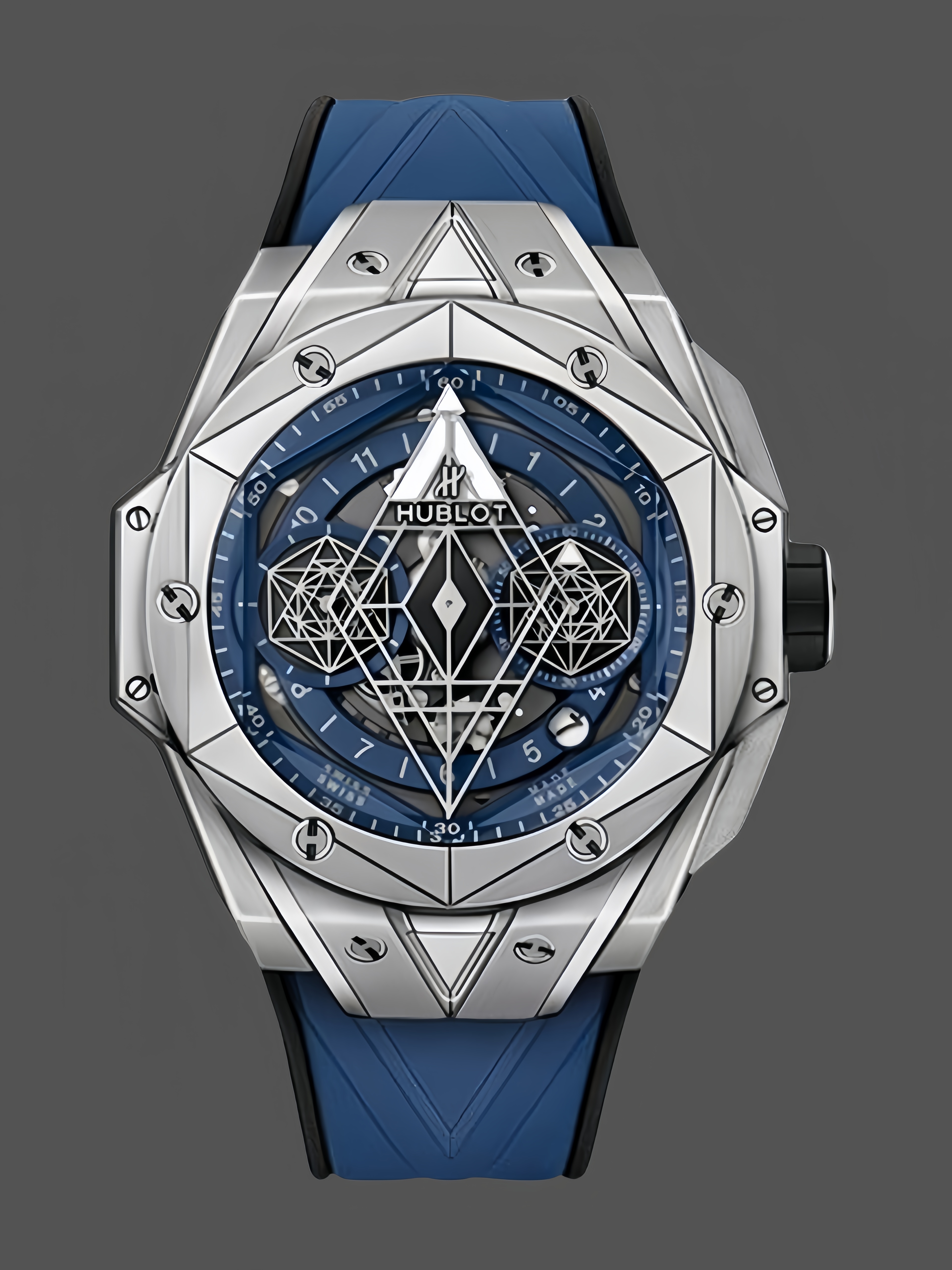 Hublot Big Bang Sang Bleu II Titanium 418.NX.5107.RX.MXM20-fasswatch