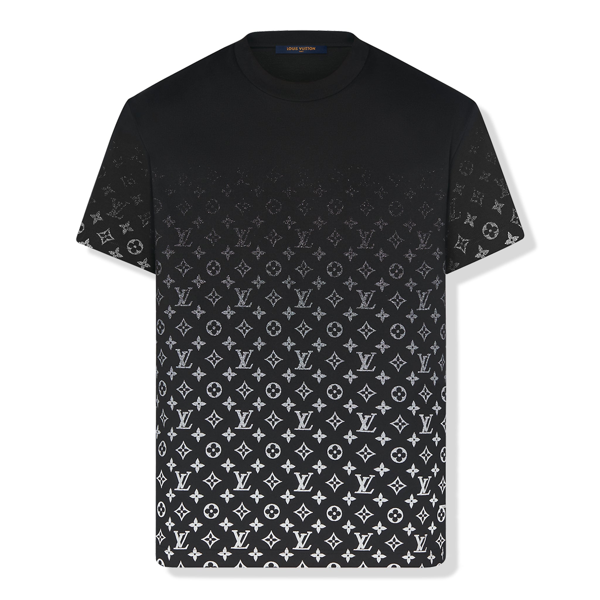 Louis Vuitton LV Monogram Gradient Black White T Shirt、mysite、Cacoeks