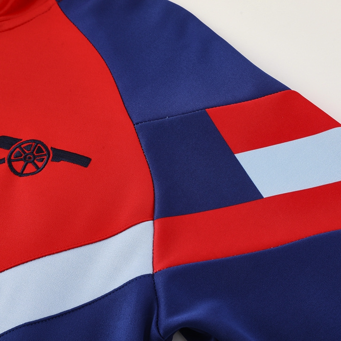 Higojerseys-Arsenal 24-25 Originals LFSTLR Jacket Training Tracksuit - Red and Blue