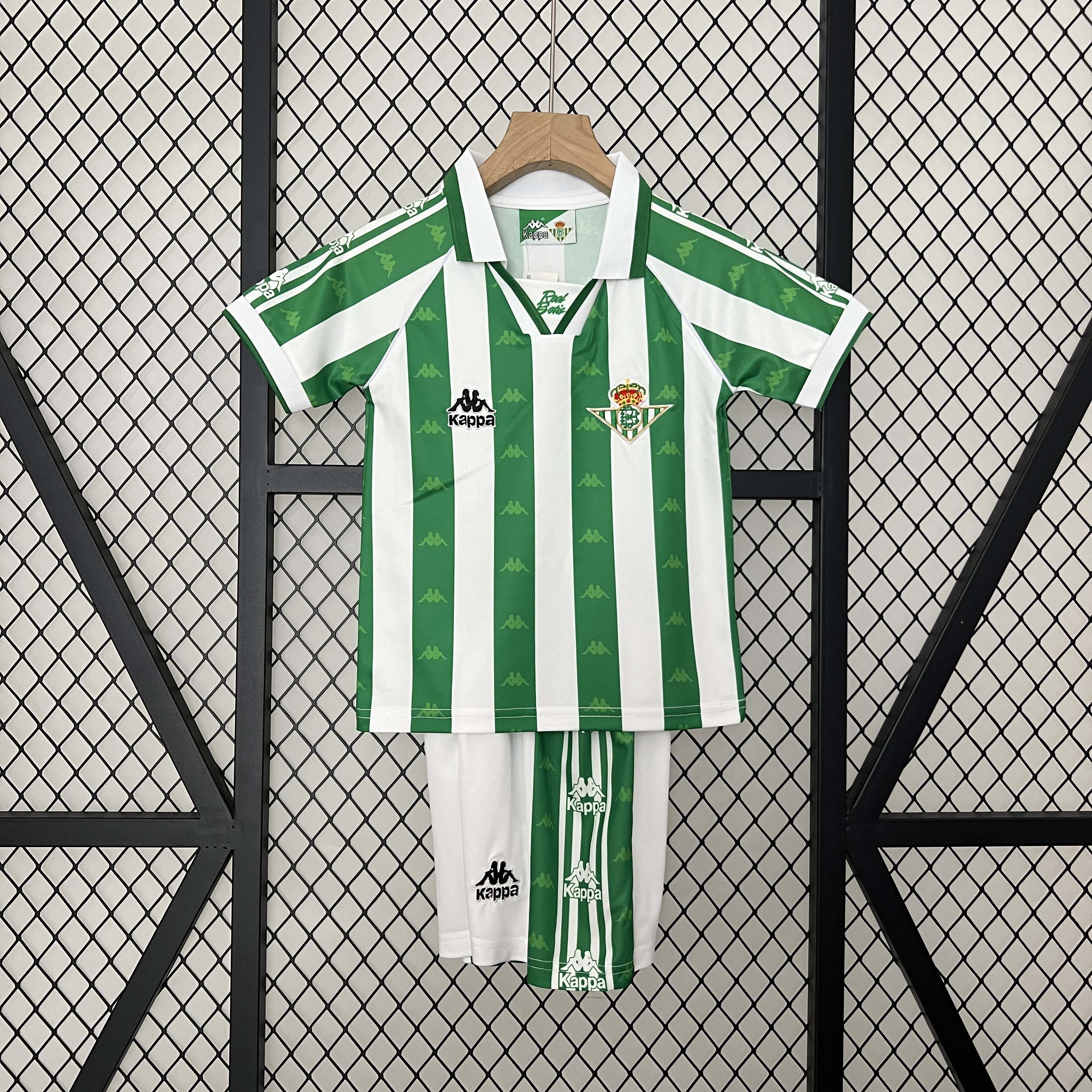 1995/1997 Retro Real Betis Home Football Shirt 1:1 Thai Quality Kids Size:football jersey mysite: unitedjerseyfootball 邓江浪:football
