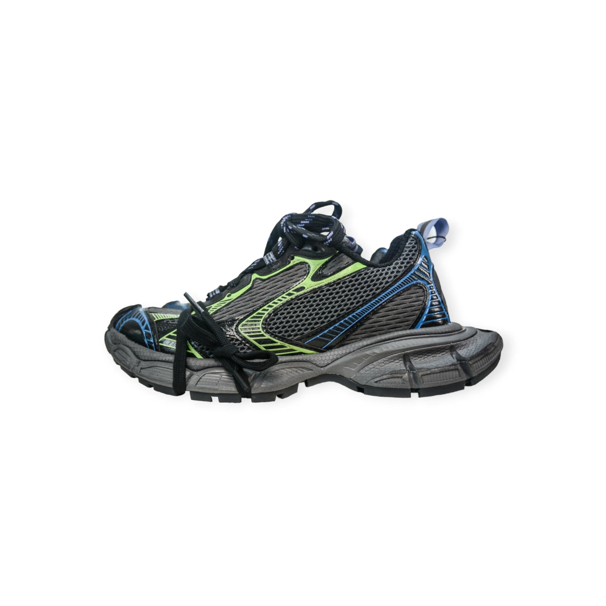 Balenciaga 3XL Sneaker in Dark Grey Black Blue and Green、mysite、Cacoeks