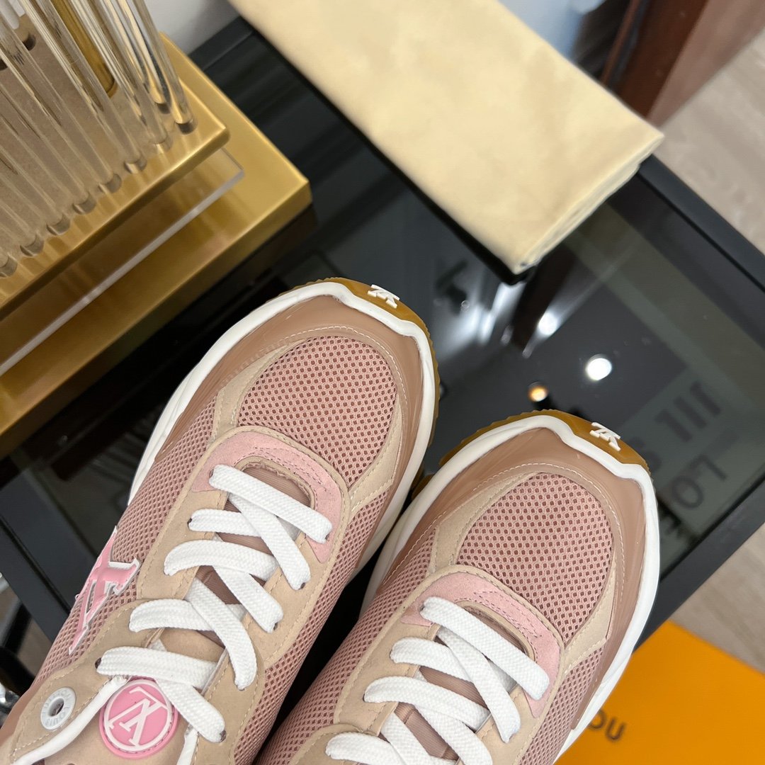 LV RUN 55 SNEAKER PINK BROWN、mysite、Cacoeks