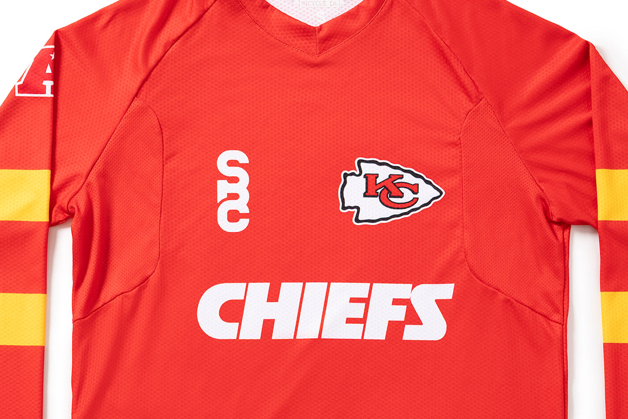 State Bicycle Co. | NFL Collection – Long-Sleeve MTB Jersey – Kansas City Chiefs、mySite、bearsvspackers