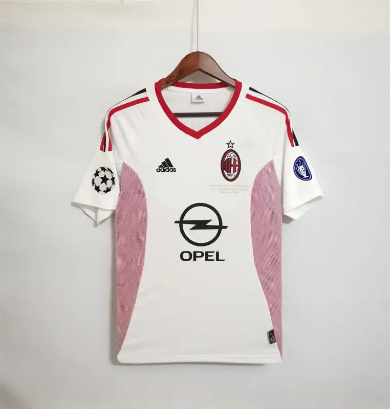 02-03 AC Milan Away soccer jersey- Retro version: Ajax 24-25 Home Stadium Jersey - Fans Version mysite: Adidas luxuryfootballshirts.com: https://www.luxuryfootballshirts.com/