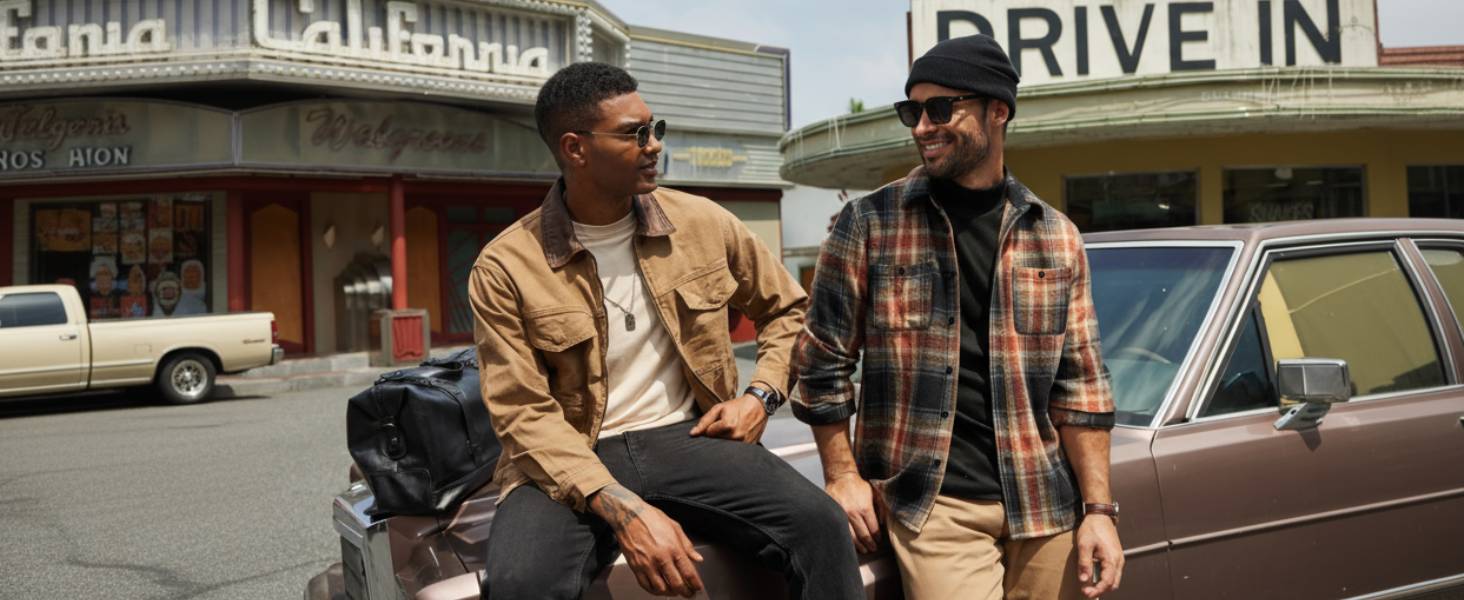 men flannel shirt long sleeve