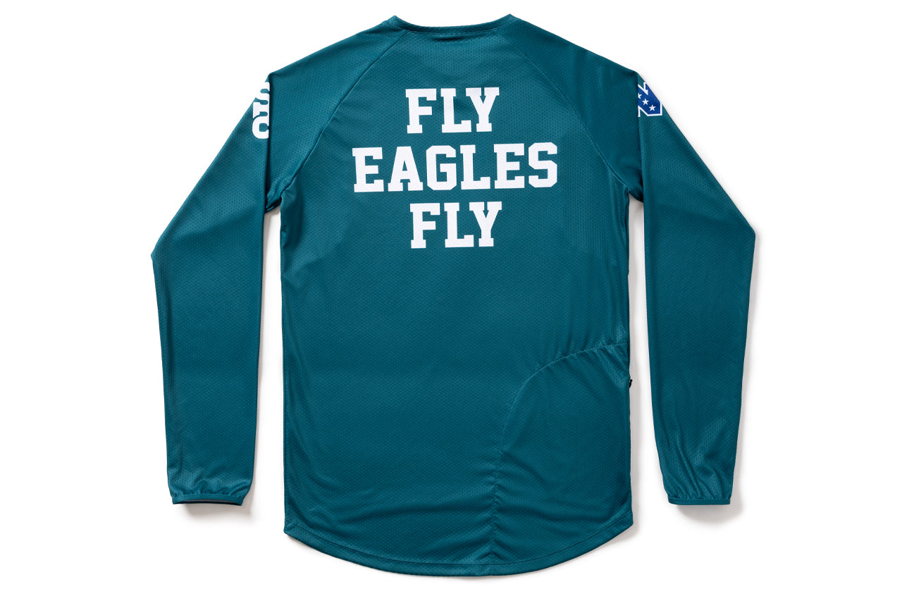 #NFLJ-PHI – NFL Collection | Long Sleeve MTB Jersey – PHI Eagles (Size Small, Like-New – Used for Photos)、mySite、bearsvspackers