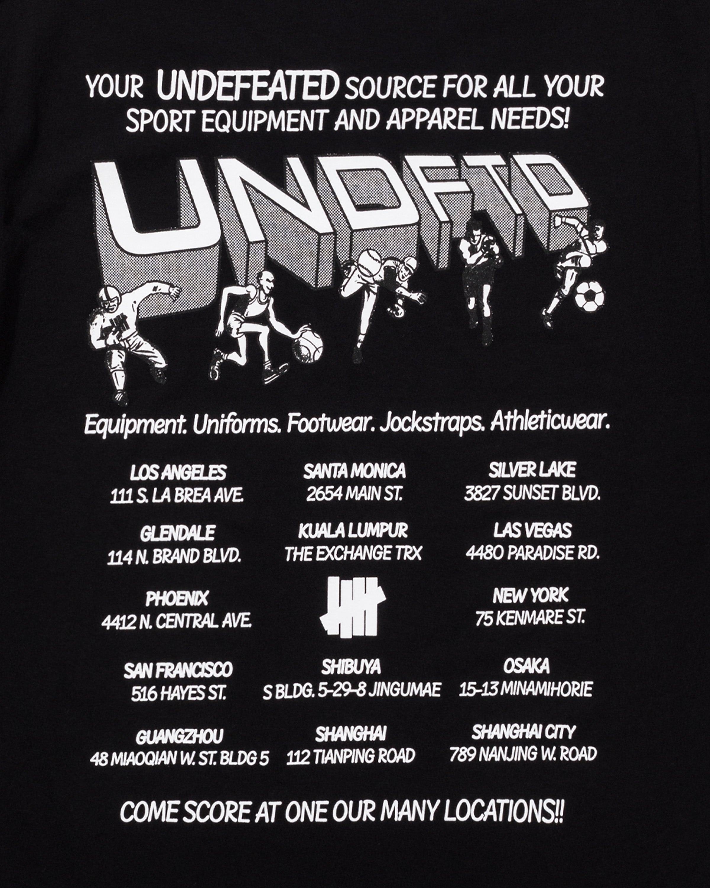 UNDEFEATED TEAM STORE S/S TEE