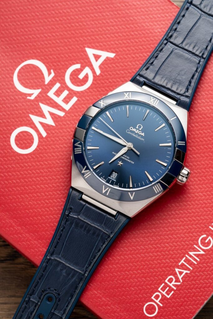 Đồng Hồ Omega Constellation Replica 11 Màu Xanh Dương (1)