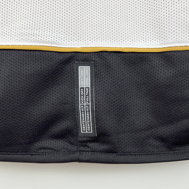 ManixJersey.com | Retro Manchester United 01-02 100th Anniversary Special Edition Jersey - White -Customize Name, Number and Patch | Worldwide Shipping