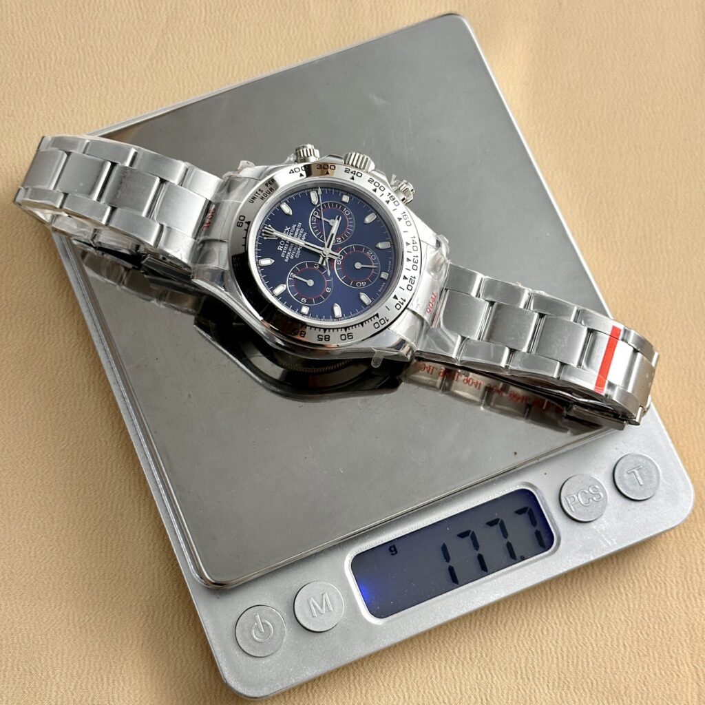 Đồng Hồ Rolex Cosmograph Daytona 1165069 Tinh Chỉnh Nặng Mặt Xanh Blue 40mm (9)