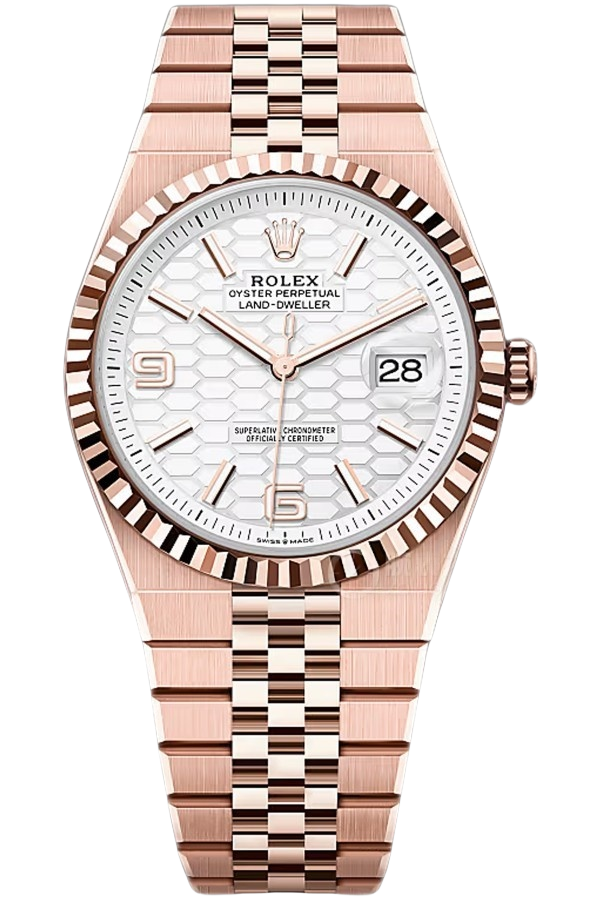 Rolex Land-Dweller 40mm Ref. 127335-0001 Super Clone Watch – Rose Gold Oyster Case Replica
