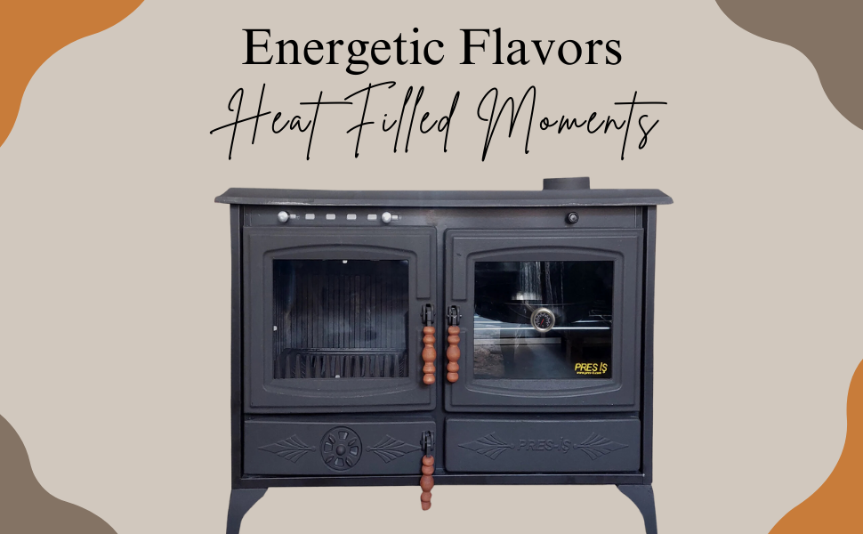 Cast, Iron, Cook, Stove, Oven, Burning, Range, Kitchen, Cooker,  Section, Thermometer, Cabin