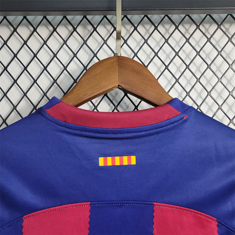 SIUjerseys-Barcelona 23-24 Home Kids Kit