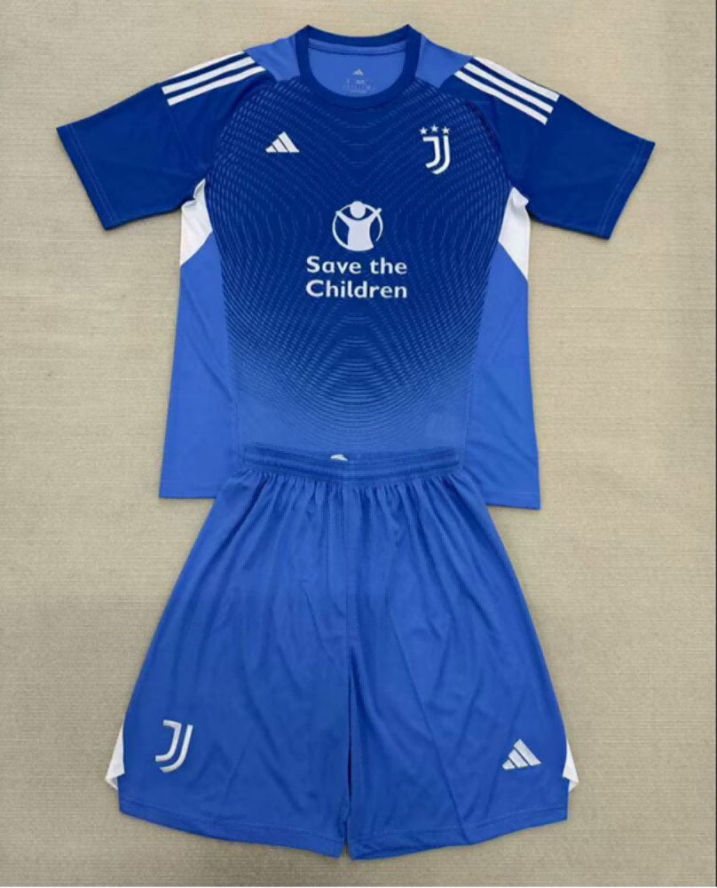 25/26 Juventus Goalkeeper Football Shirt Kids Size Suit-mysite Custom Football Kit- Nextkits