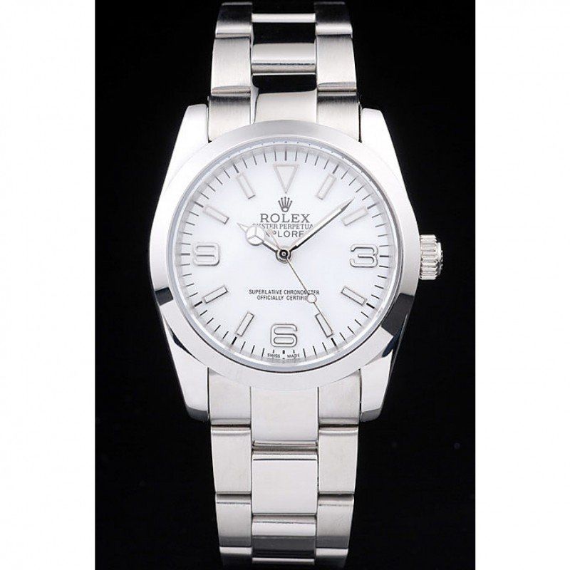 Replica Rolex Explorer 37mm Silver Dial 98086-fasswatch