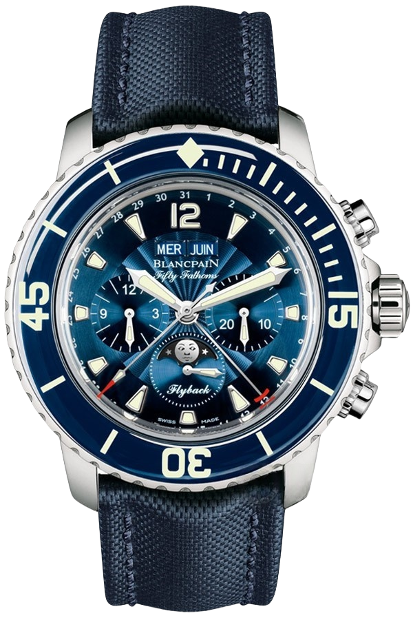 Blancpain Fifty Fathoms Ref. 5066F-1140-52B Super Clone Watch – Stainless Steel Blue Dial Automatic Fake Replica