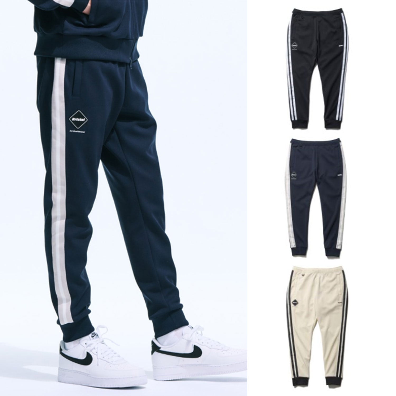 F.C.Real Bristol 25S/S TRAINING TRACK RIBBED PANTS  FCRB-250063 