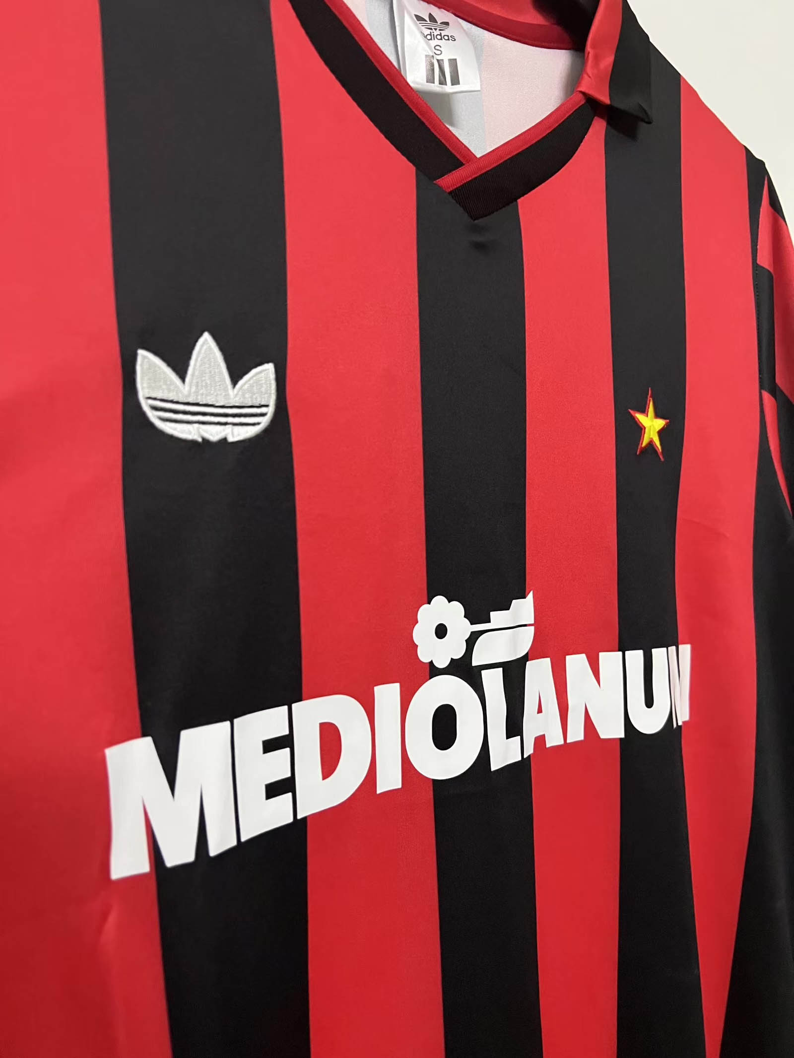 1990/1991 Retro AC Milan Home Football Shirt 1:1 Thai Quality:football jersey mysite: unitedjerseyfootball 邓江浪:football