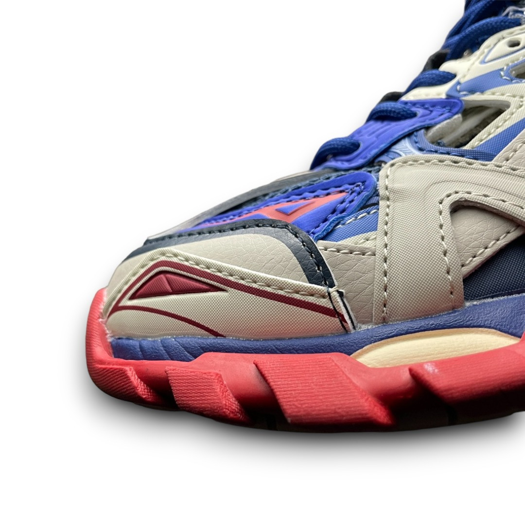 Balenciaga Track 2.0 Trainer in Beige Blue Red、mysite、Cacoeks