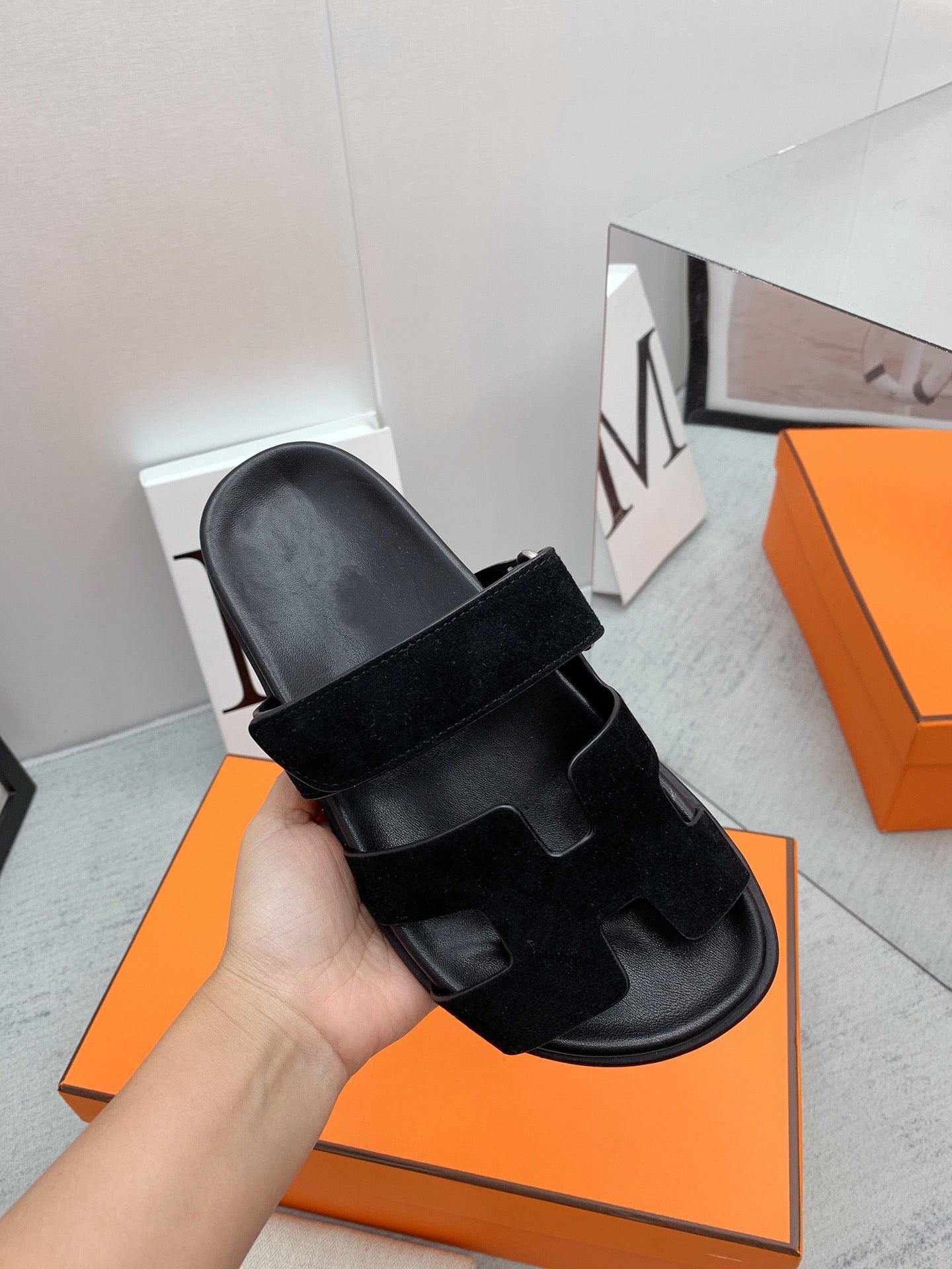 Chypre Sandal Black velvet lining、mysite、Cacoeks