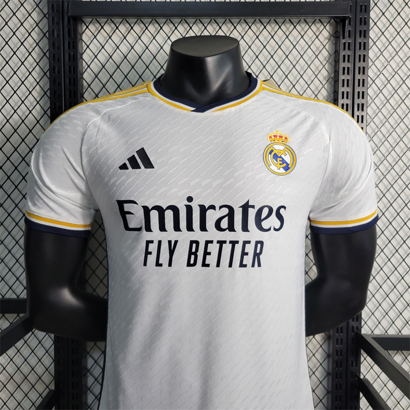 JerseysGala.com | Real Madrid 23-24 Home Stadium Jersey - Player Version -Customize Name, Number and Patch | Worldwide Shipping