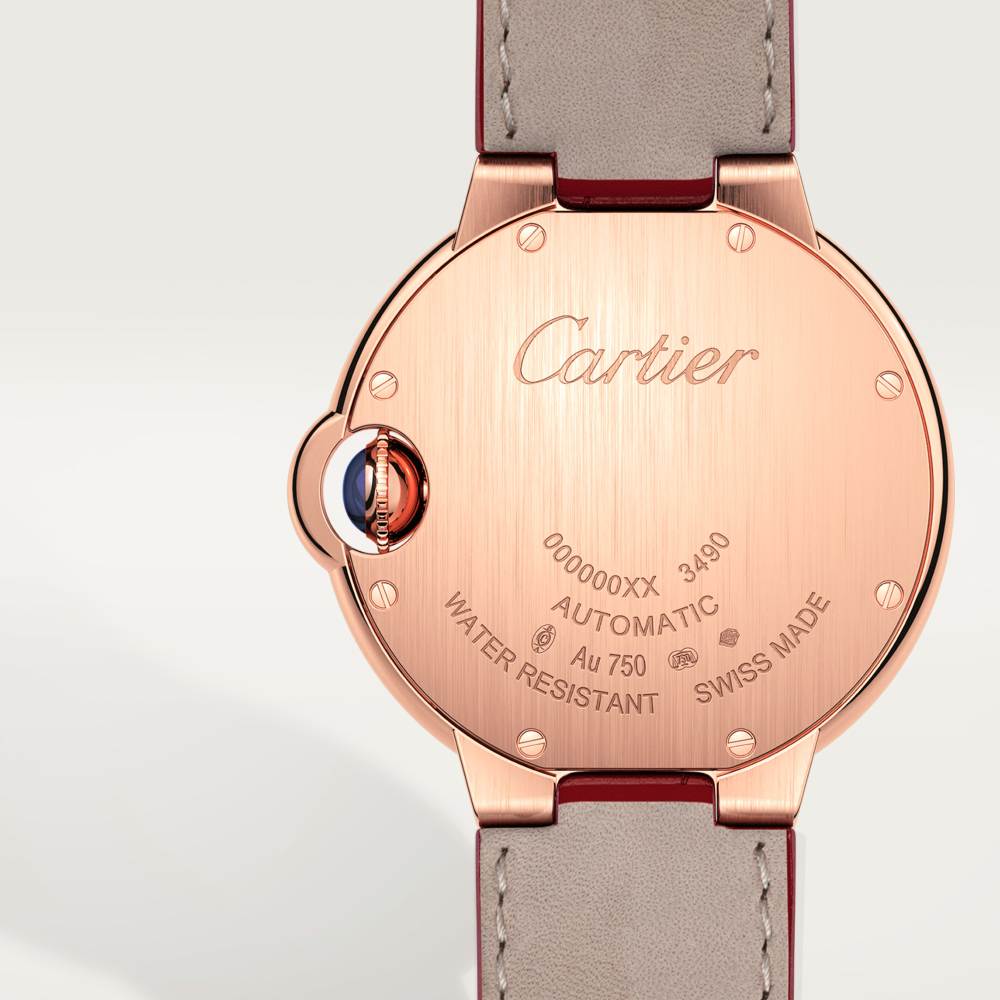 Super Clone 1:1 Cartier Ballon Bleu Bleu 18K Rose Gold Diamond 33mm WJBB0033 Replica-fasswatch