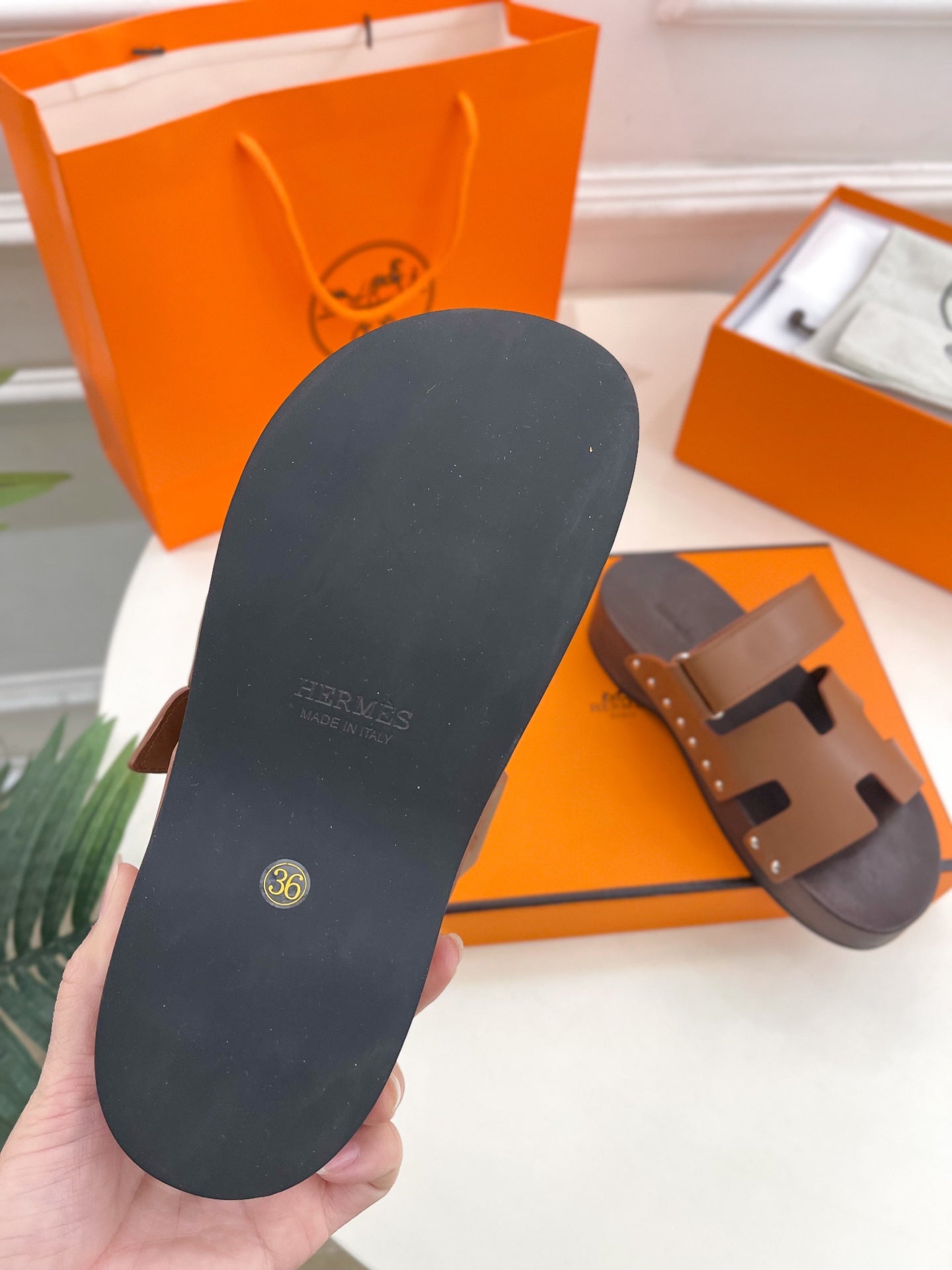 KOS CLOG IN BRONZE BROWN CALFSKIN、mysite、Cacoeks