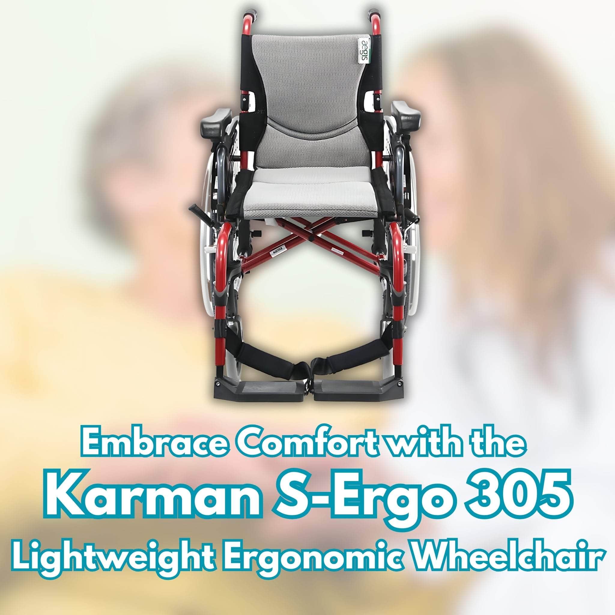 Embrace Comfort with the Karman S-Ergo 305 Lightweight Ergonomic Wheelchair