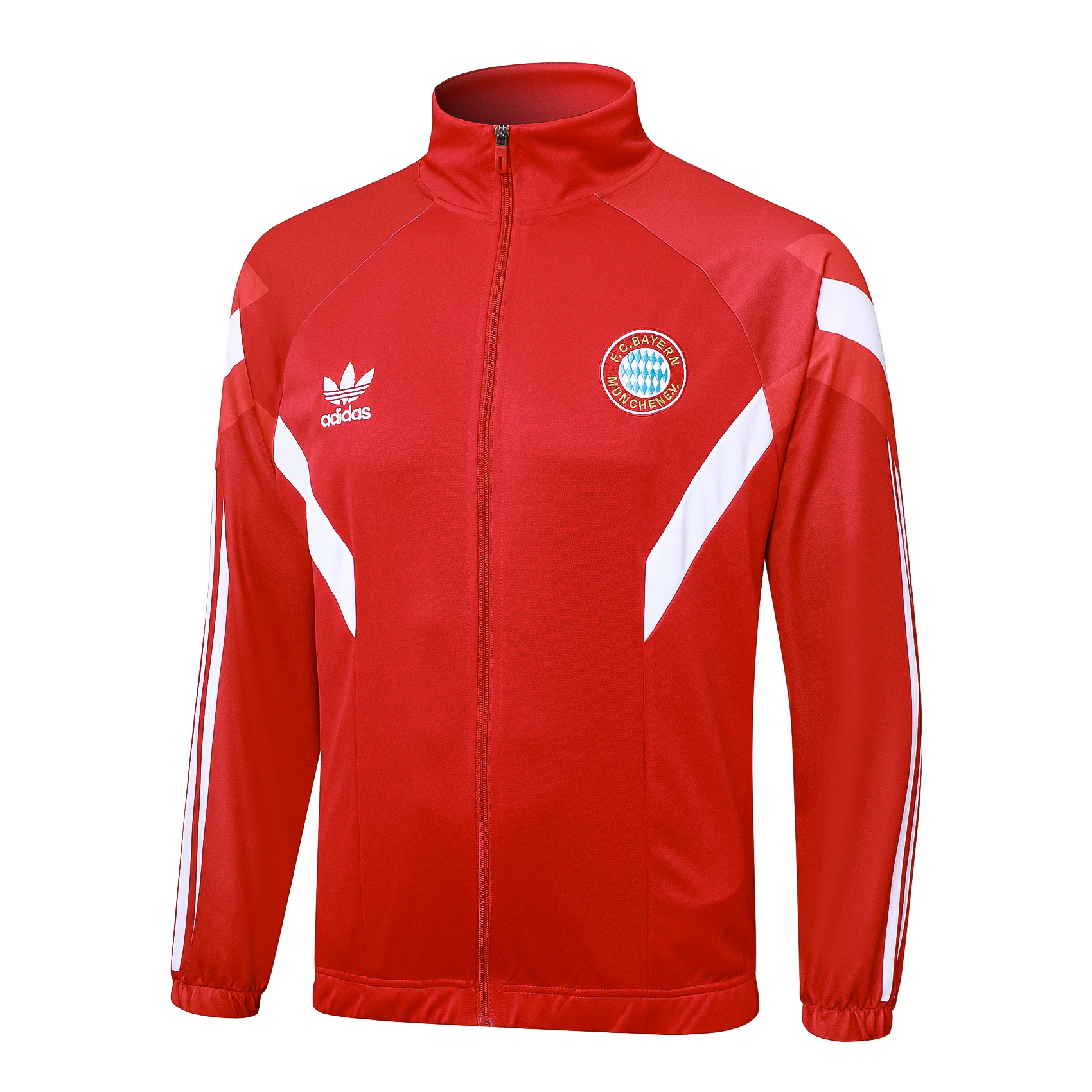 ManixJersey.com | Bayern Munich 24-25 Originals LFSTLR Jacket Training Tracksuit - Red -Customize Name, Number and Patch | Worldwide Shipping