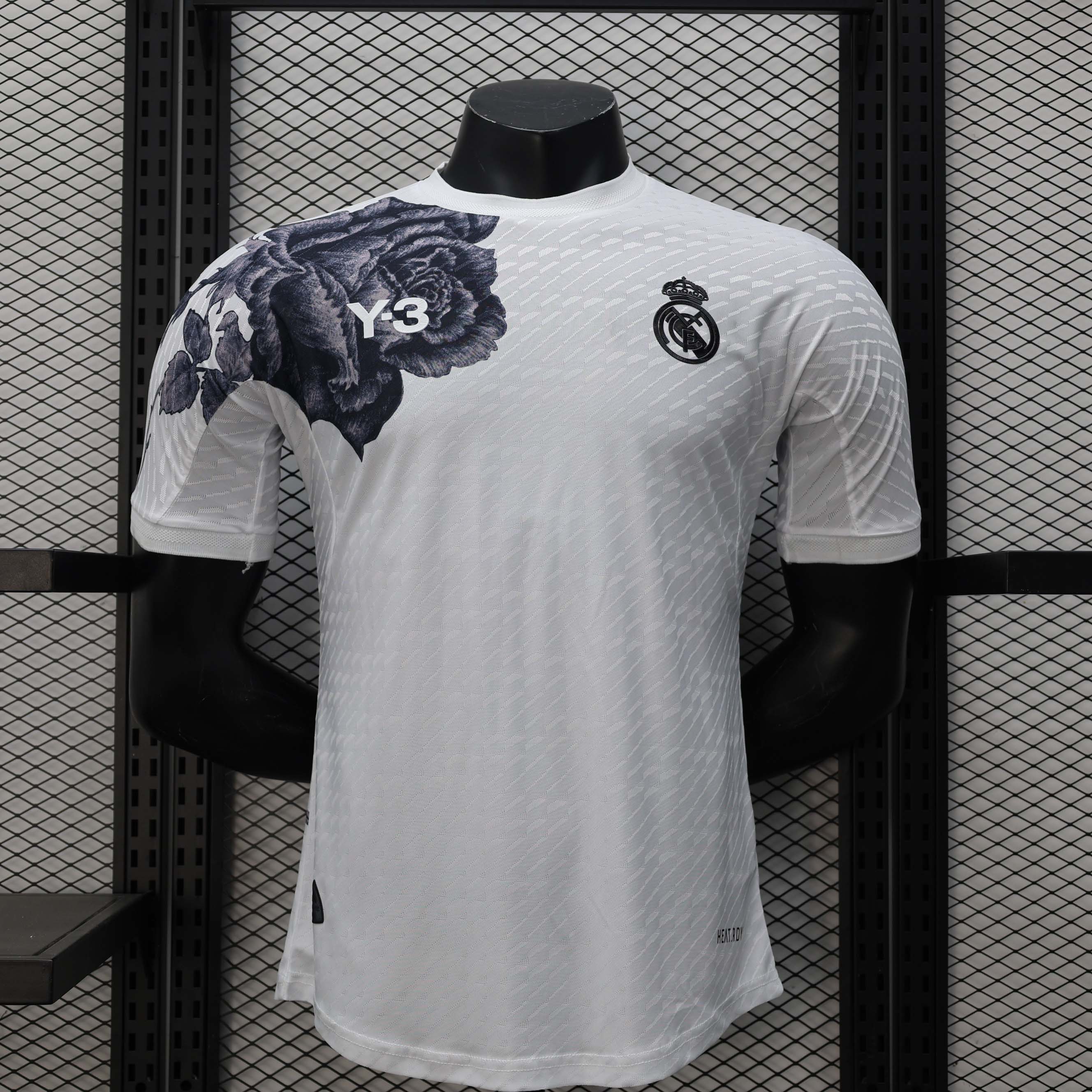2024/2025 Player Version Real Madrid Y-3 Special Edition White Football Shirt 1:1 Thai Quality:football jersey mysite: unitedjerseyfootball 邓江浪:football
