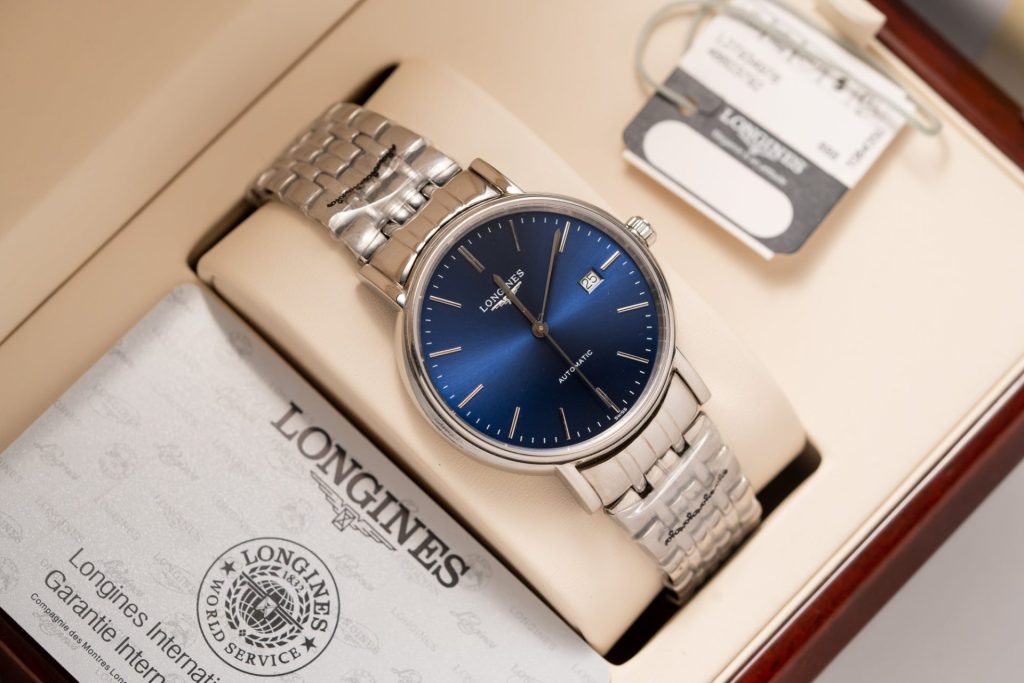 Đồng Hồ Longines Lyre L4.961.4.92.6 Replica 11 Mặt Xanh Dương 40mm