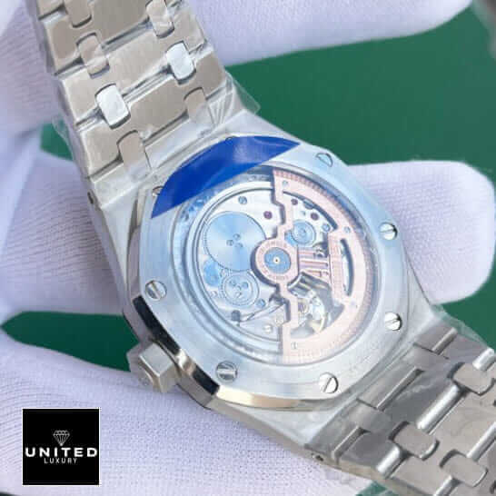 Audemars Piguet Royal Oak "Jumbo" Extra-Thin 16202ST "Green Dial" First-Class Clone ap green dial jumbo back