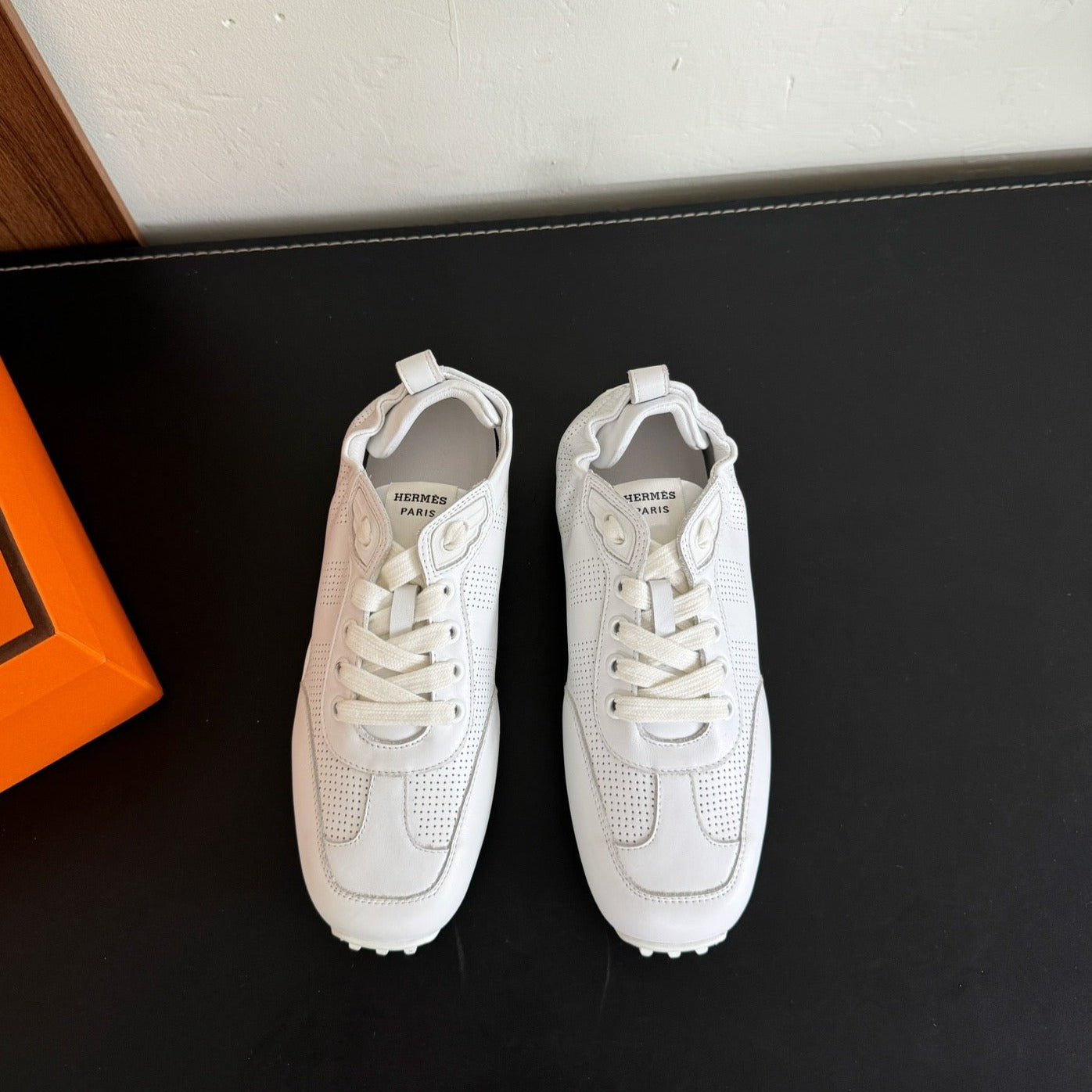 SKATEBOARD SHOES WHITE CALFSKIN、mysite、Cacoeks