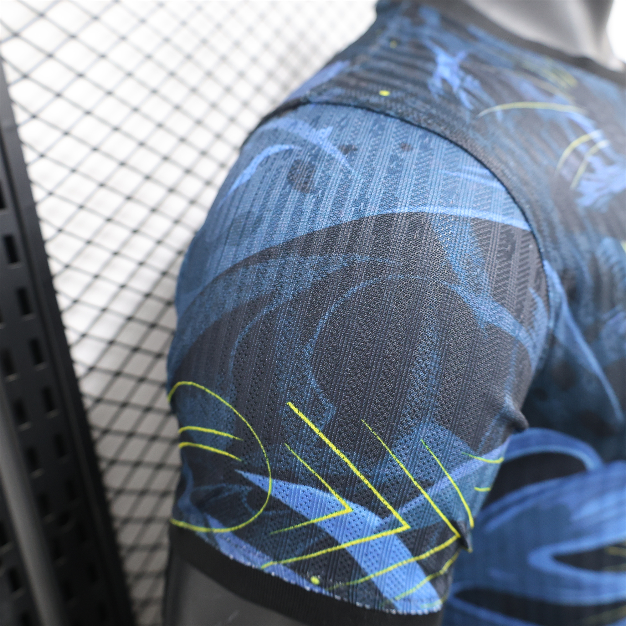 Higojerseys-Brazil 2024 Black Blue Tiger Jersey - Player Version